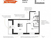 1-комнатная квартира, 43 м², 11/22 эт. Москва