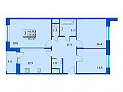 3-комнатная квартира, 80 м², 2/7 эт. Москва