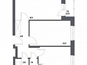 2-комнатная квартира, 50 м², 9/14 эт. Москва