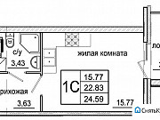 Комната 24 м² в 1-ком. кв., 5/17 эт. Санкт-Петербург