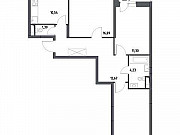 3-комнатная квартира, 75 м², 2/14 эт. Москва