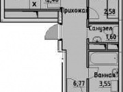 2-комнатная квартира, 56 м², 2/13 эт. Санкт-Петербург