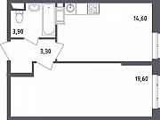 1-комнатная квартира, 41 м², 5/23 эт. Москва