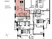 1-комнатная квартира, 43 м², 13/20 эт. Москва