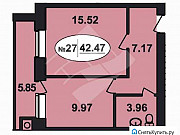 1-комнатная квартира, 33 м², 3/5 эт. Рязань