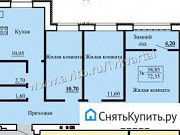 3-комнатная квартира, 72 м², 4/5 эт. Иваново