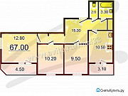 3-комнатная квартира, 67 м², 15/18 эт. Владимир