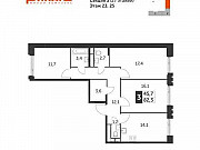 3-комнатная квартира, 82 м², 23/27 эт. Москва