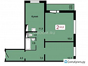 2-комнатная квартира, 61 м², 8/17 эт. Красноярск