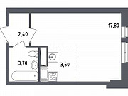 1-комнатная квартира, 27 м², 19/23 эт. Москва