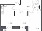 2-комнатная квартира, 58 м², 15/16 эт. Химки