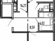 2-комнатная квартира, 61 м², 5/12 эт. Санкт-Петербург