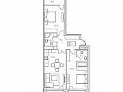 2-комнатная квартира, 87 м², 15/23 эт. Москва