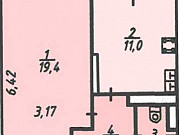 1-комнатная квартира, 40 м², 7/12 эт. Ярославль