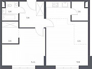 2-комнатная квартира, 57 м², 1/14 эт. Москва