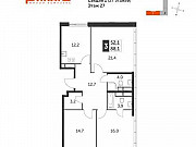 3-комнатная квартира, 88 м², 27/27 эт. Москва