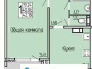 1-комнатная квартира, 44 м², 10/10 эт. Саратов