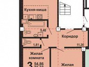 3-комнатная квартира, 74 м², 2/5 эт. Челябинск