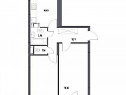 2-комнатная квартира, 54 м², 9/11 эт. Москва