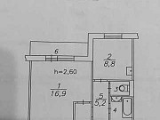 1-комнатная квартира, 35 м², 6/10 эт. Красноярск