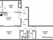 3-комнатная квартира, 75 м², 9/20 эт. Москва