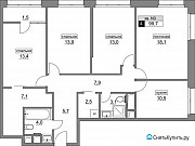 4-комнатная квартира, 99 м², 2/22 эт. Москва