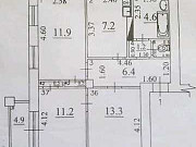 3-комнатная квартира, 63 м², 1/2 эт. Самара