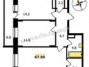 2-комнатная квартира, 68 м², 2/19 эт. Владимир