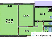 2-комнатная квартира, 52 м², 7/16 эт. Москва