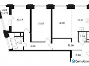 3-комнатная квартира, 81 м², 23/26 эт. Москва