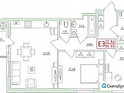 2-комнатная квартира, 66 м², 1/26 эт. Рязань