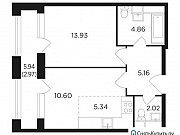 2-комнатная квартира, 44 м², 25/31 эт. Москва