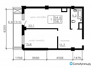 1-комнатная квартира, 58 м², 7/24 эт. Челябинск