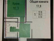 1-комнатная квартира, 42 м², 1/10 эт. Ставрополь