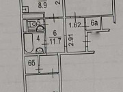 2-комнатная квартира, 56 м², 3/17 эт. Москва