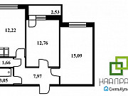 2-комнатная квартира, 52 м², 8/25 эт. Санкт-Петербург