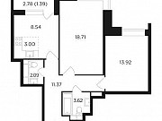 3-комнатная квартира, 62 м², 15/31 эт. Москва