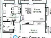 2-комнатная квартира, 56 м², 6/8 эт. Киров