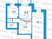 2-комнатная квартира, 54 м², 3/3 эт. Благовещенск