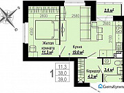 1-комнатная квартира, 39 м², 1/25 эт. Екатеринбург