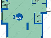 3-комнатная квартира, 87 м², 17/19 эт. Самара