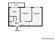 2-комнатная квартира, 44 м², 9/9 эт. Екатеринбург