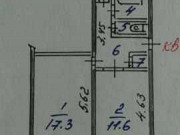 2-комнатная квартира, 44 м², 3/5 эт. Иваново