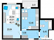 1-комнатная квартира, 46 м², 19/25 эт. Санкт-Петербург