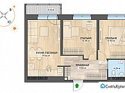 2-комнатная квартира, 61 м², 2/16 эт. Екатеринбург