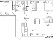 2-комнатная квартира, 84 м², 9/14 эт. Санкт-Петербург