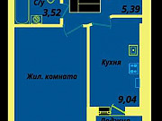 1-комнатная квартира, 36 м², 4/9 эт. Калининград