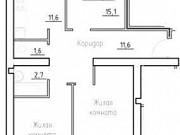 3-комнатная квартира, 75 м², 1/3 эт. Калуга
