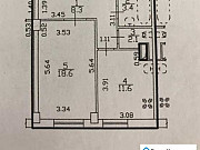 1-комнатная квартира, 44 м², 2/21 эт. Санкт-Петербург