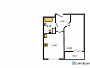 1-комнатная квартира, 39 м², 11/17 эт. Санкт-Петербург